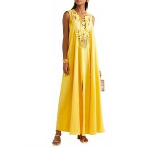 NEW MIGUELINA lana phoenix lace coverup in yucatan yellow